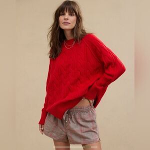 American Eagle Unreal Cable Crew Sweater NWT